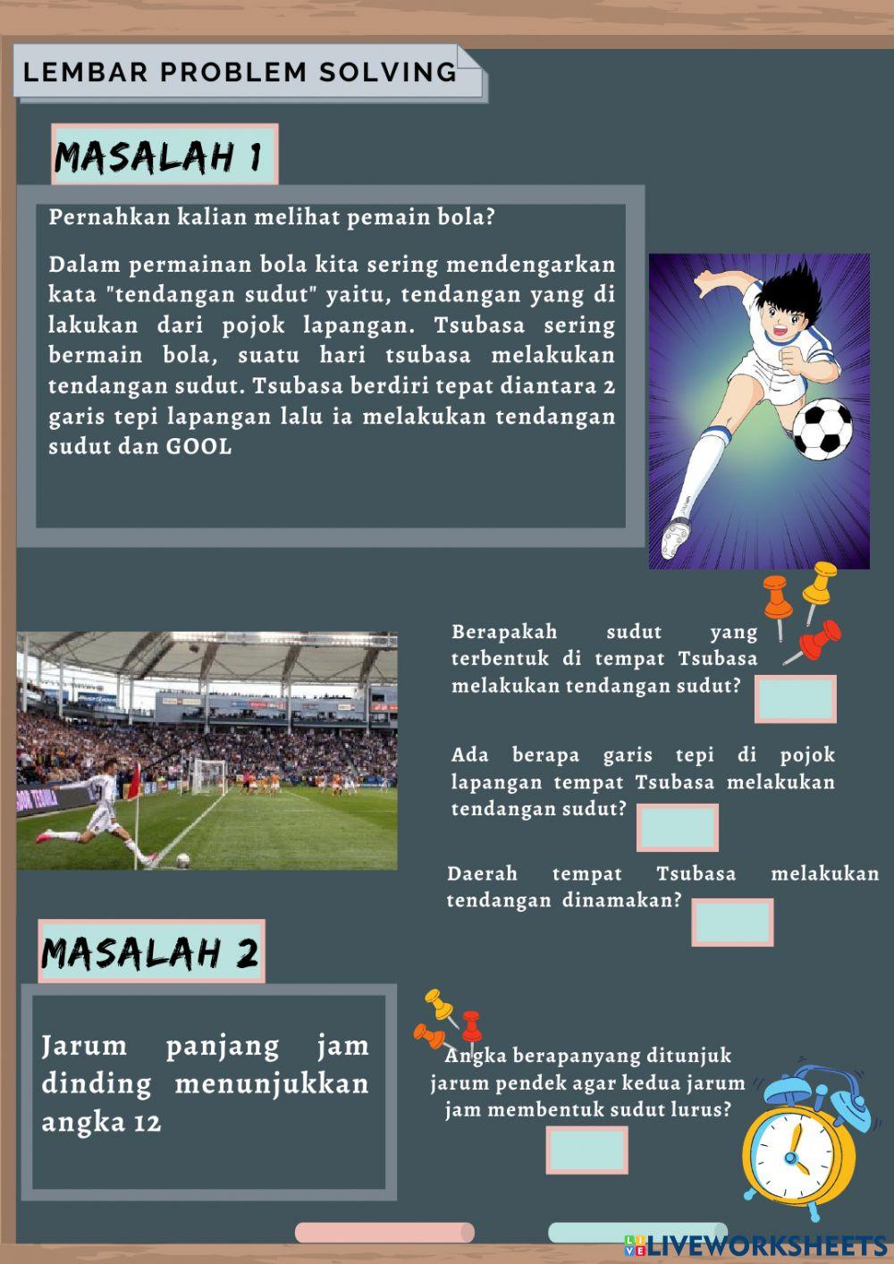 Lembar Kerja Peserta Didik Materi Garis dan Sudut