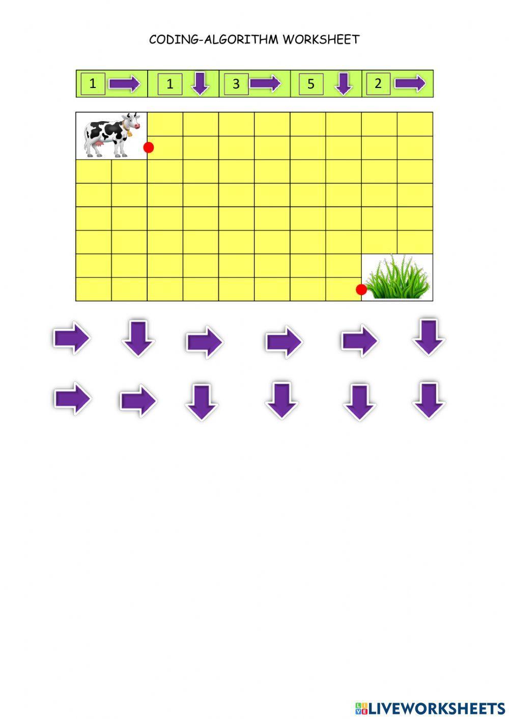 1365286 | Algorithm | Rubeena | LiveWorksheets