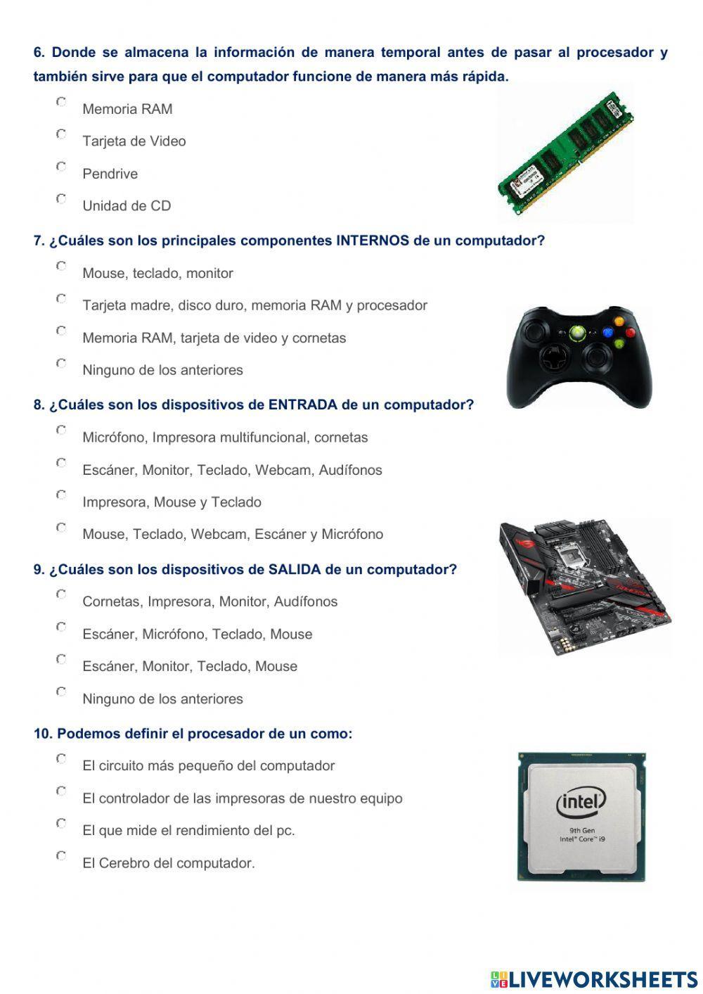 1365398 | Hardware y software | TARKER | LiveWorksheets
