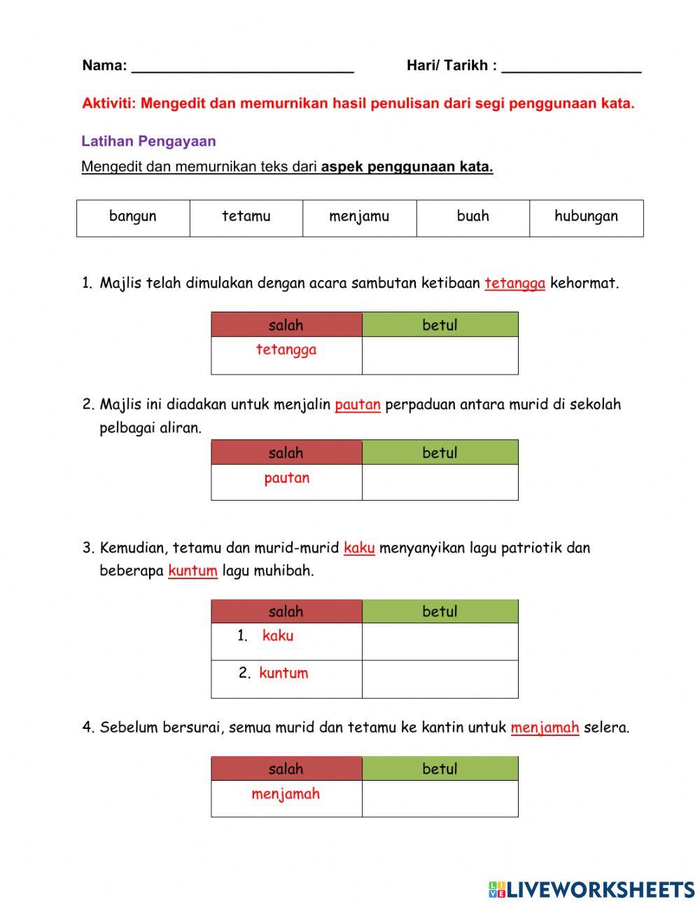 Latihan Pengayaan dan Pemulihan