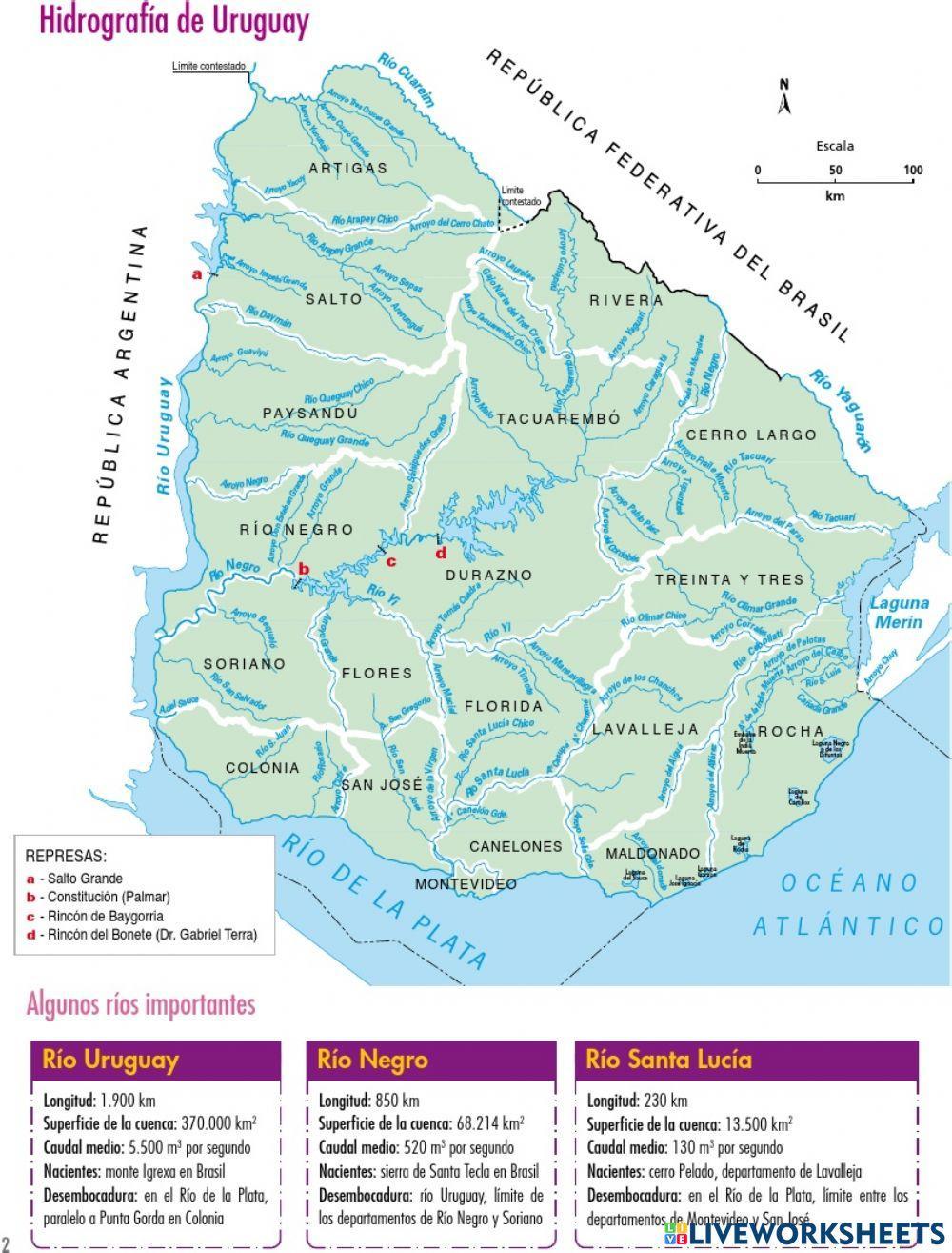 Hidrografía de Uruguay