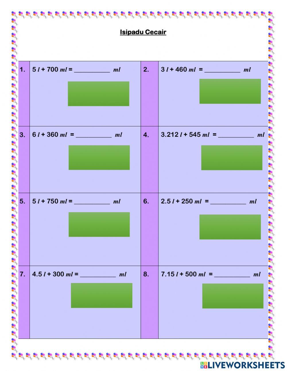 Tambah Isipadu Cecair