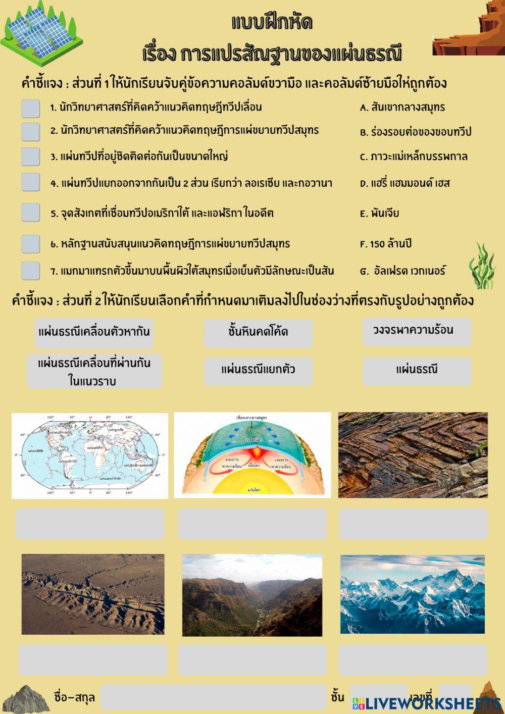 การแปรสัณฐานของแผ่นธรณี
