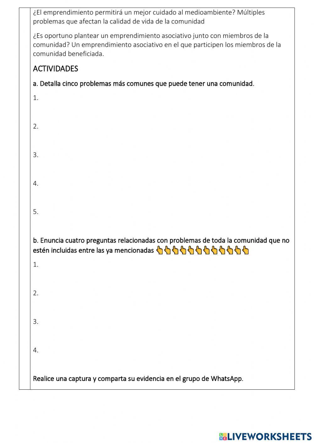 Evaluación social de un emprendimiento Evaluación social de un emprendimiento