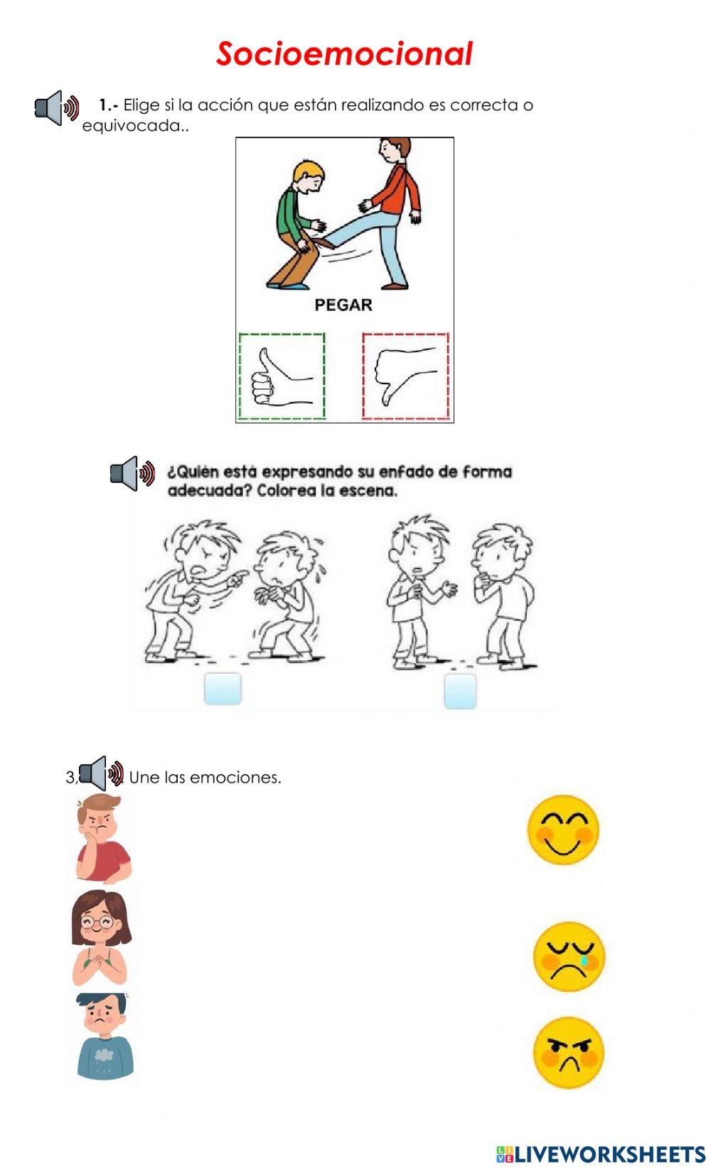 Examen diagnóstico socioemocional