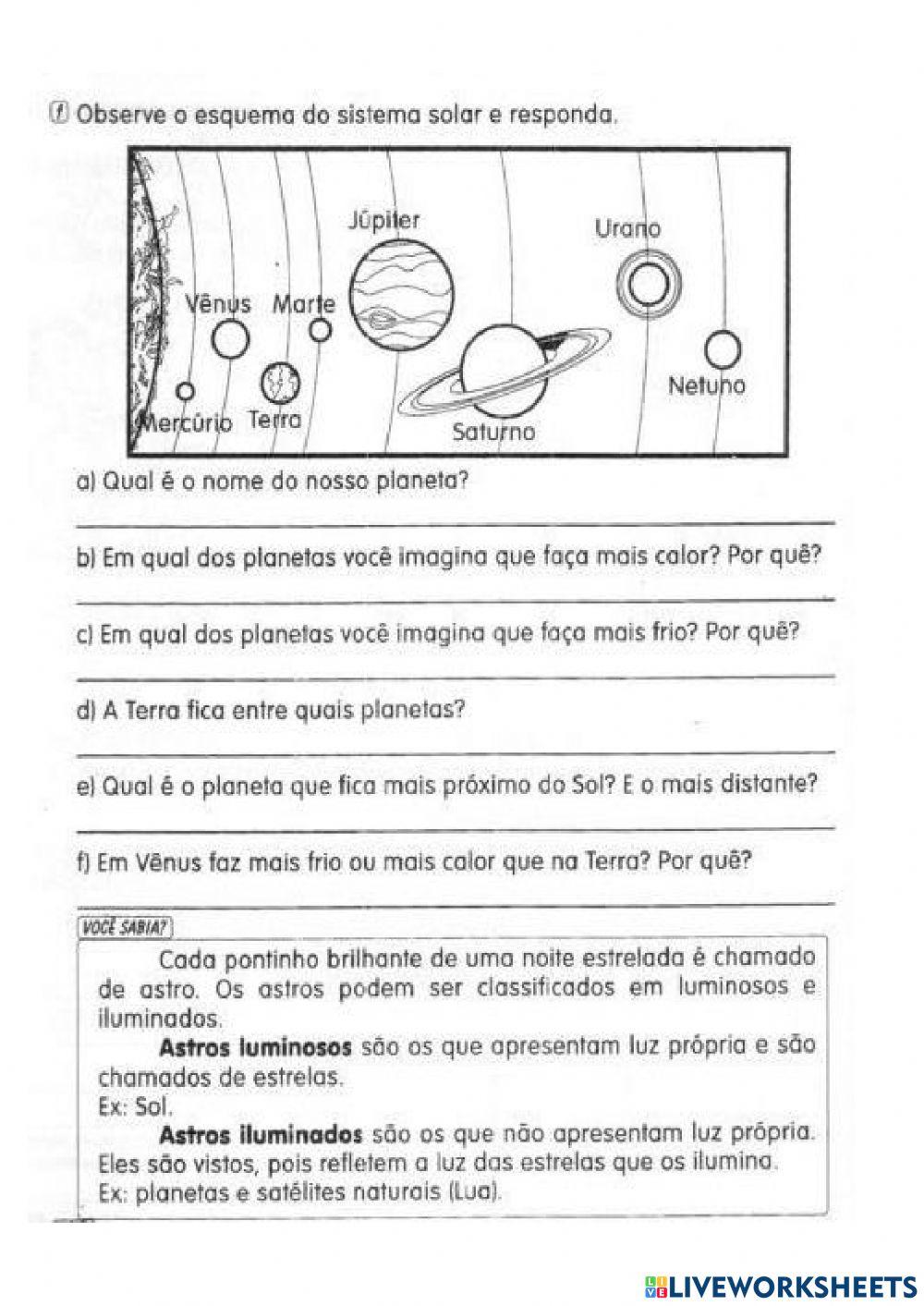 Sistema solar Sistema solar