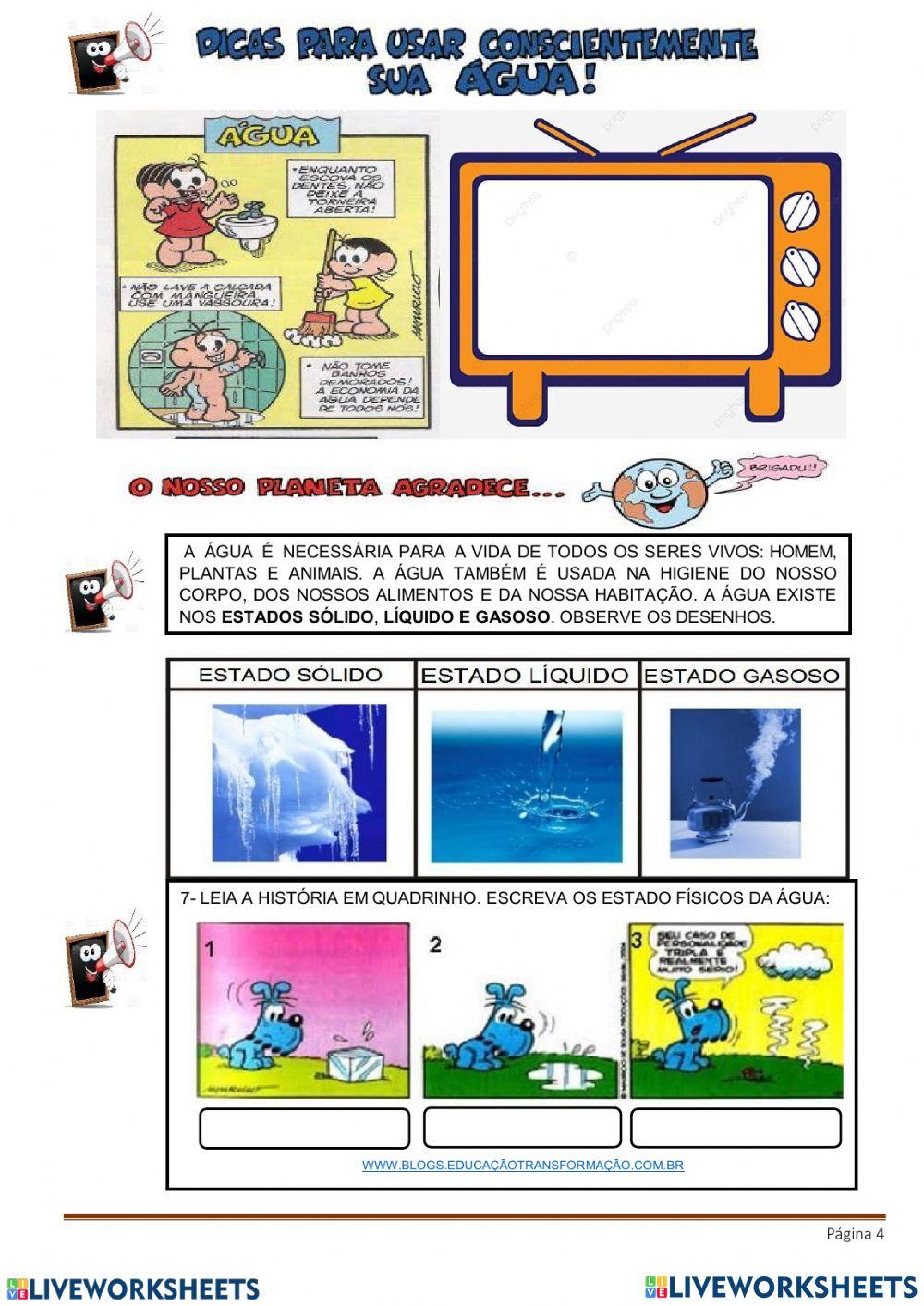 Estados fisicos da agua