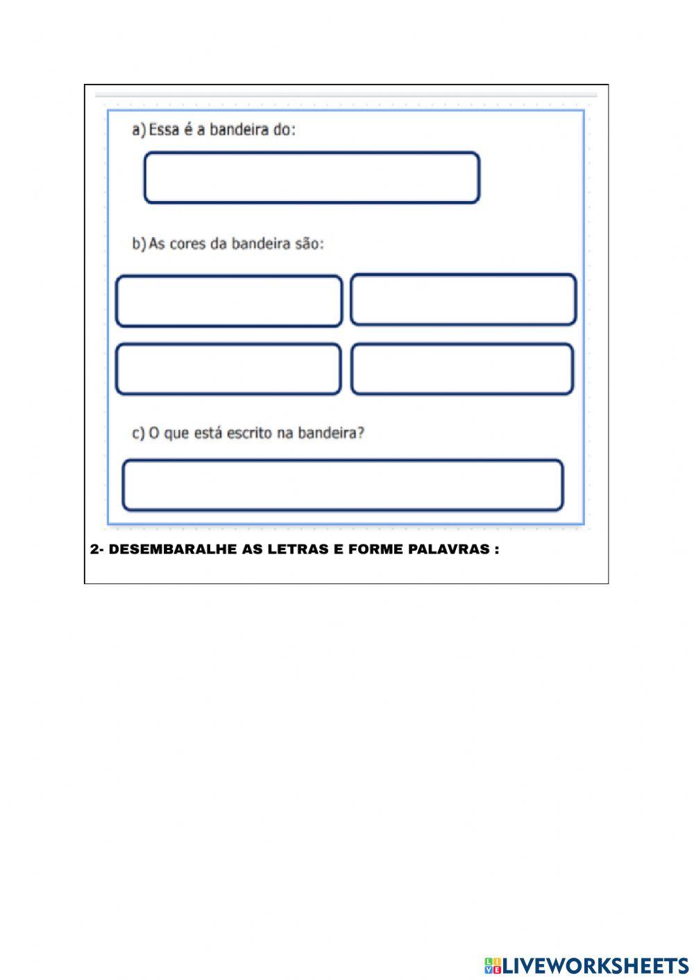 Atividade 7 de setembro