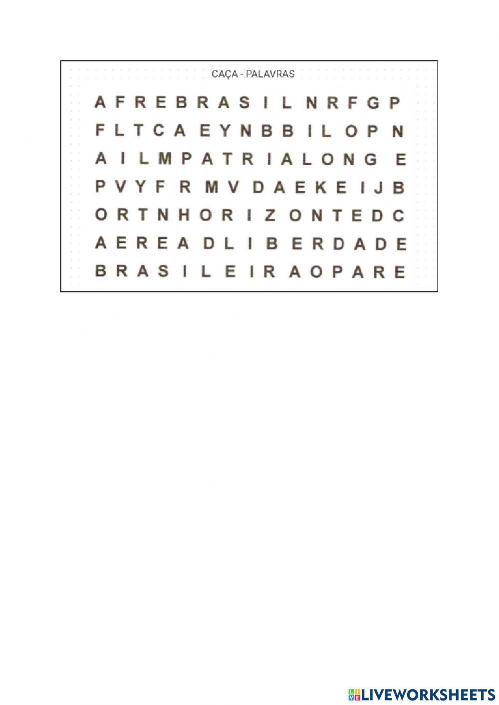 Atividade 7 de setembro