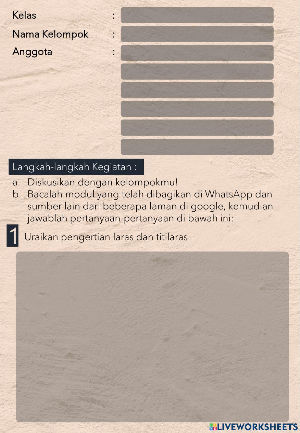 LKPD Sistem Laras dan Penotasian