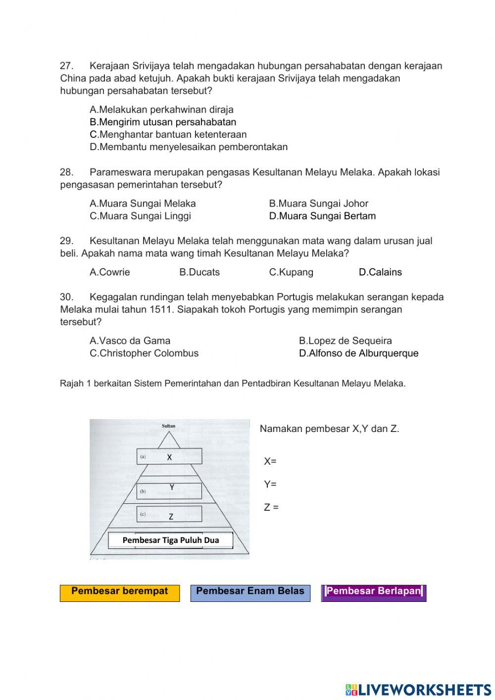 Bab 1- 5 Sejarah Tingkatan 2