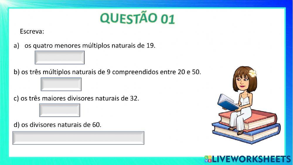 Múltiplos e divisores