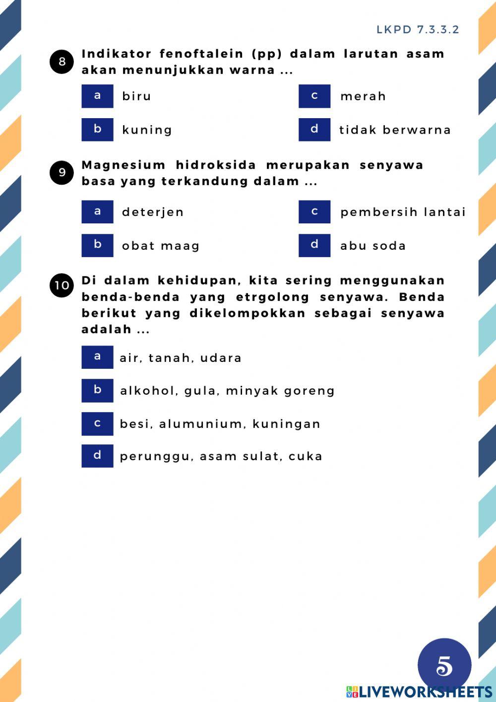 Lkpd ipa 7.3.3.2 (unsur, senyawa, dan campuran)