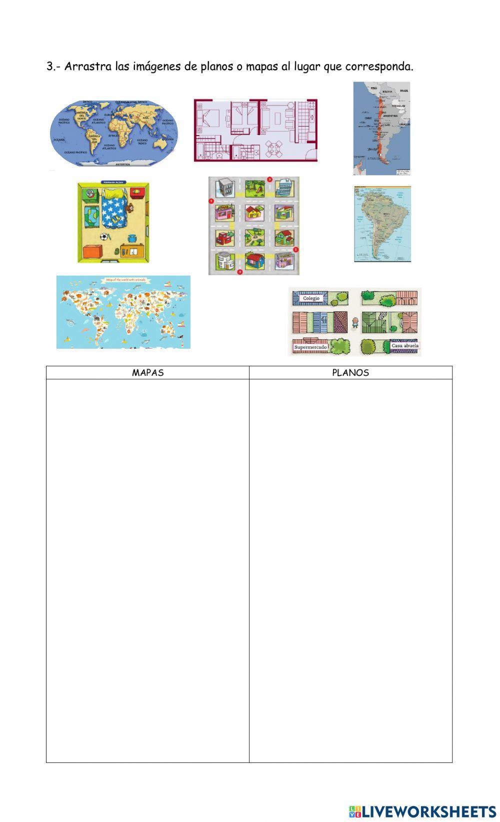 Ubicación espacial y paisajes