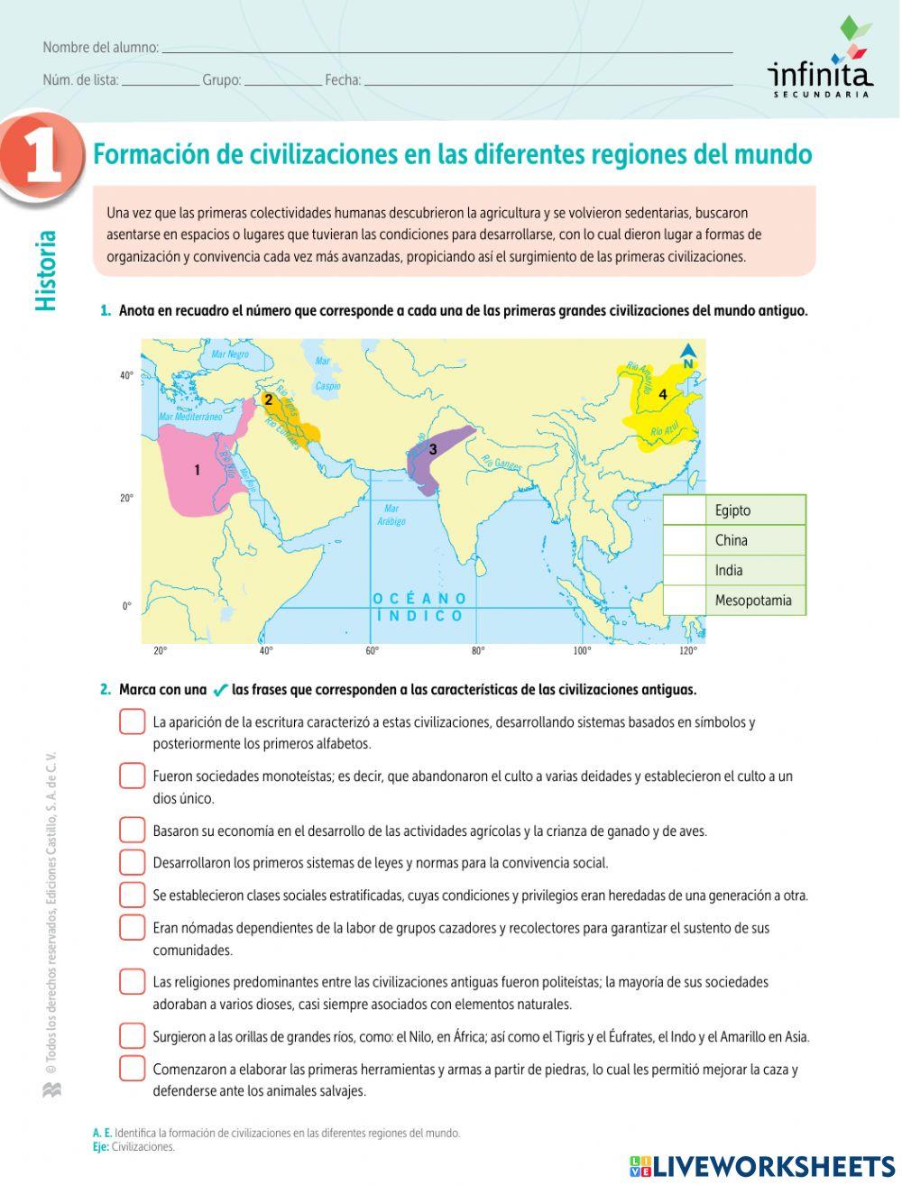 Primeras Civilizaciones