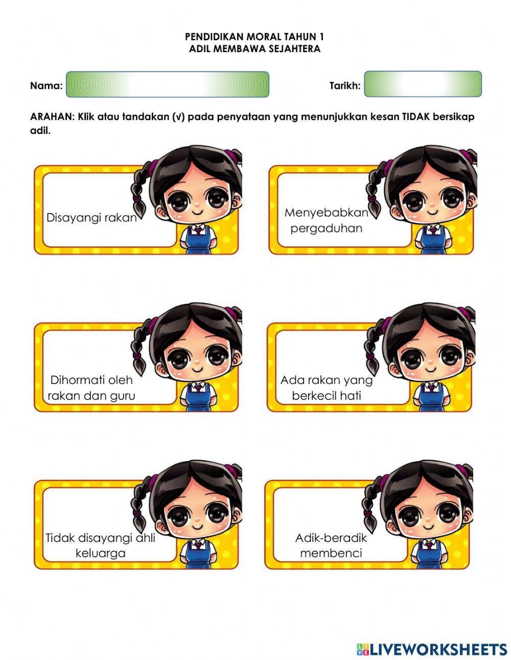 Kesan Tidak Bersikap Adil