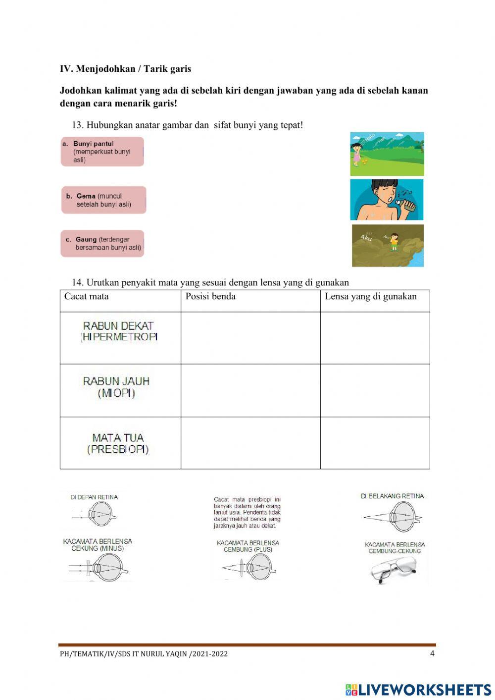 Sumative test theme 1