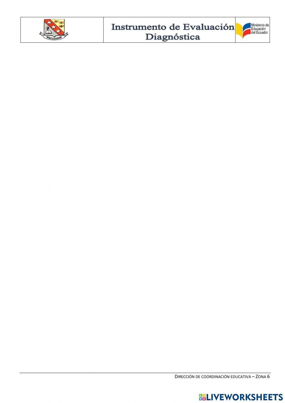 Prueba de diagnóstico