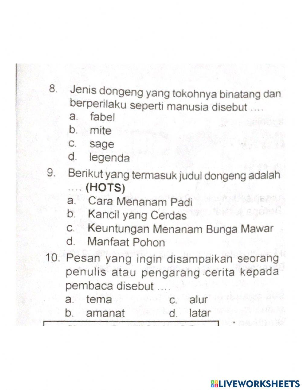 Uh tema 2 st 1&2 bahasa indonesia