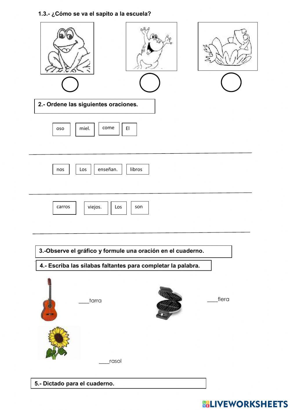 Evaluacion diagnostico tercero