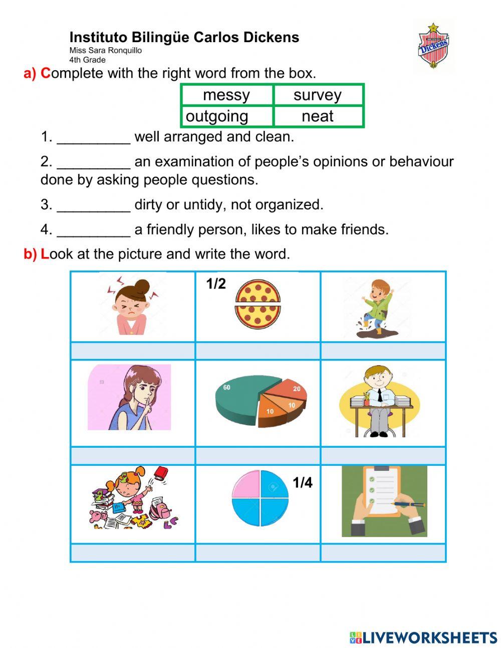 1 - Vocabulary Practice 8-9