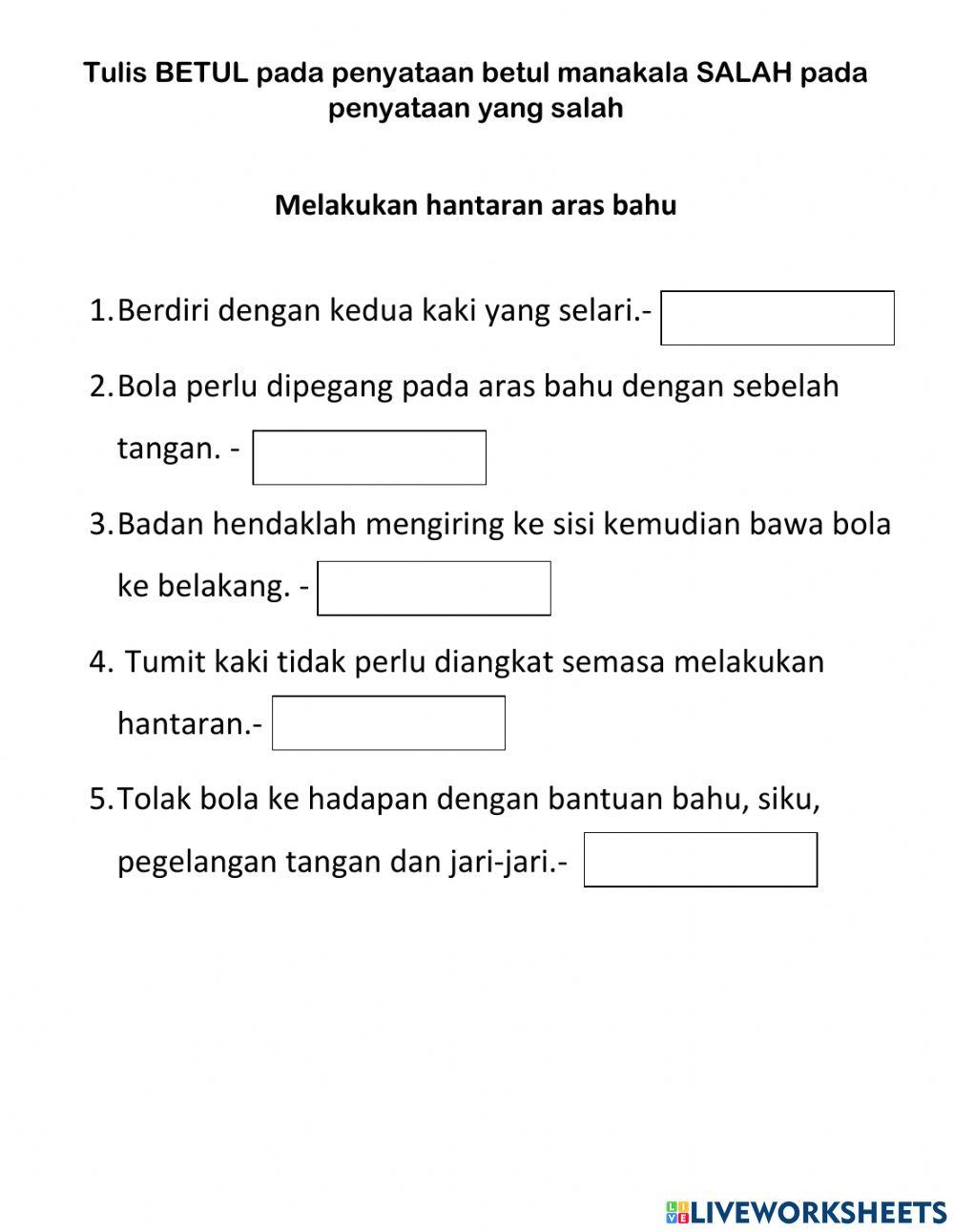 Kemahiran Hantaran Bola Jaring