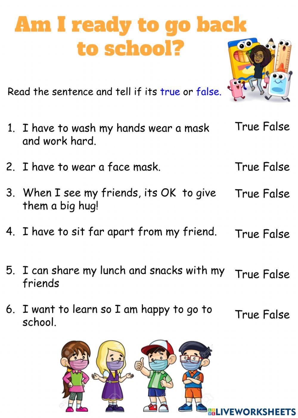 Ami ready to go back to school