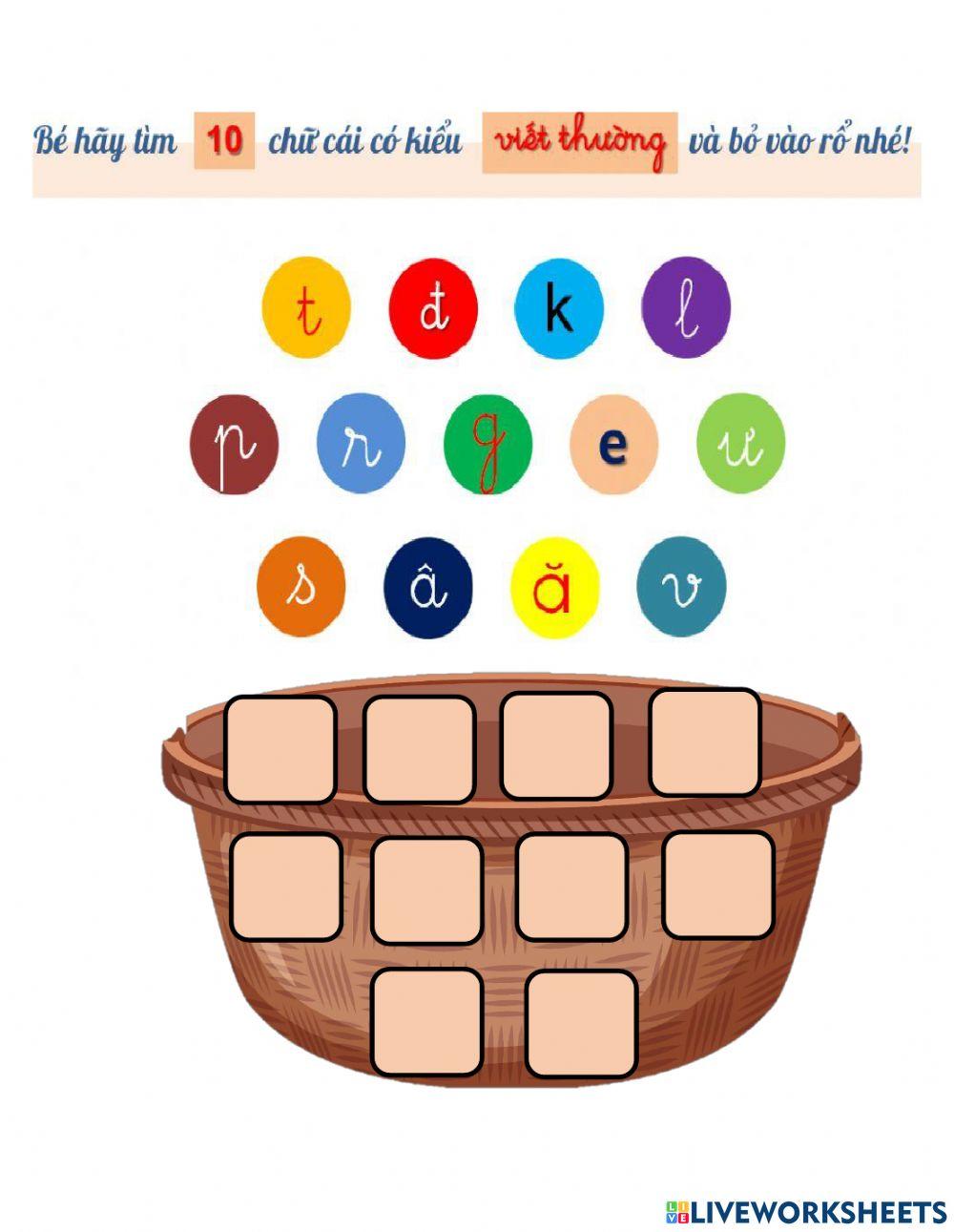 Phân biệt chữ in hoa - in thường - viết thường