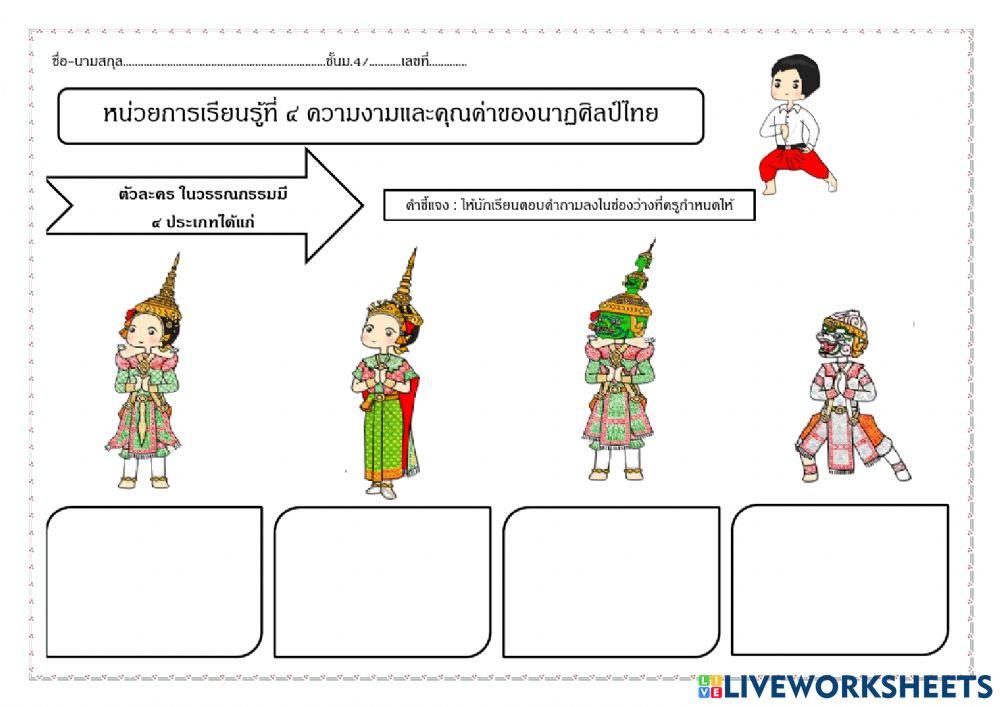 ความงามของนาฏศิลป์ไทย