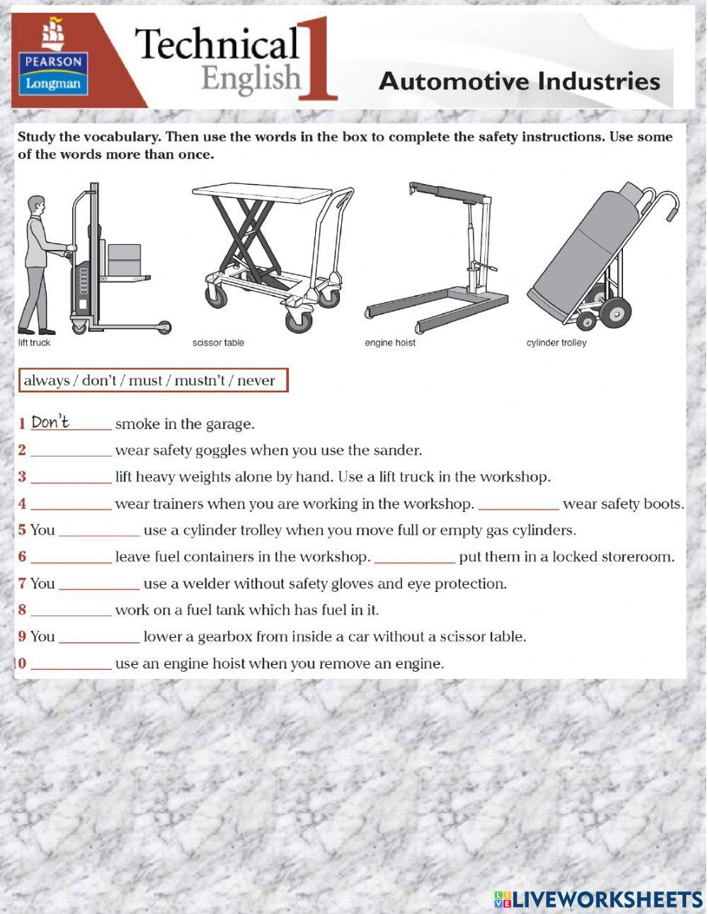 Technical English Automotive