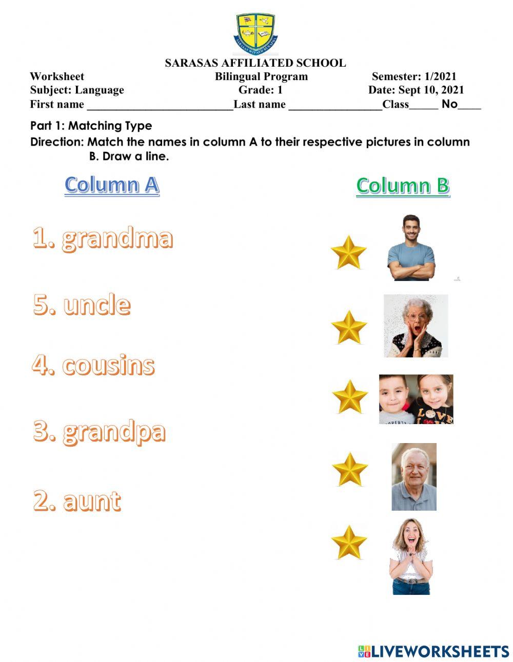 People in my Family Part 2