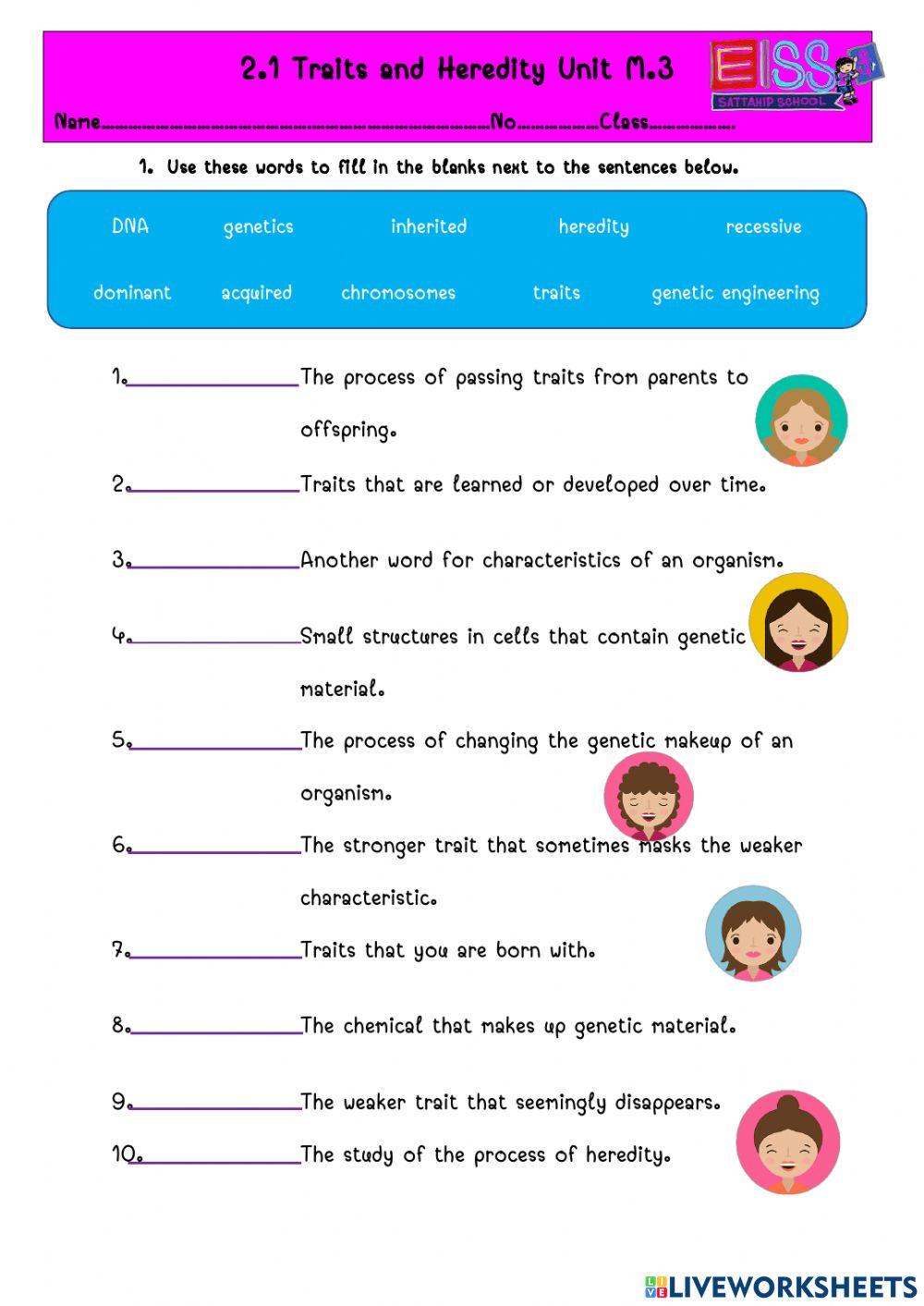 2 1 Traits and Free Interactive Worksheets 3373747