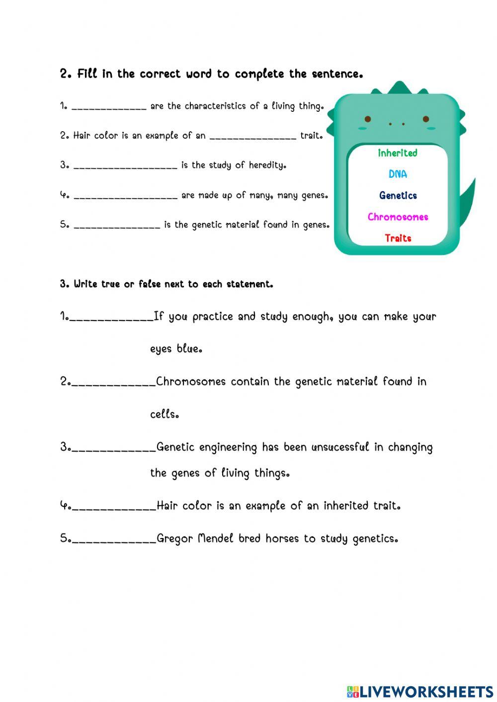 2.1 Traits and Heredity Unit M.3