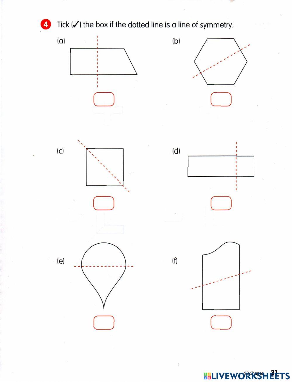 Assessment 2D and 3D shapes