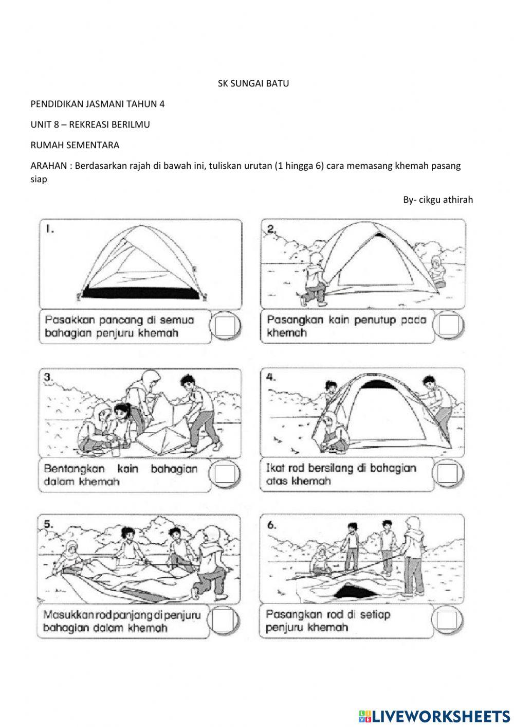 Rumah sementara PJ tahun 4