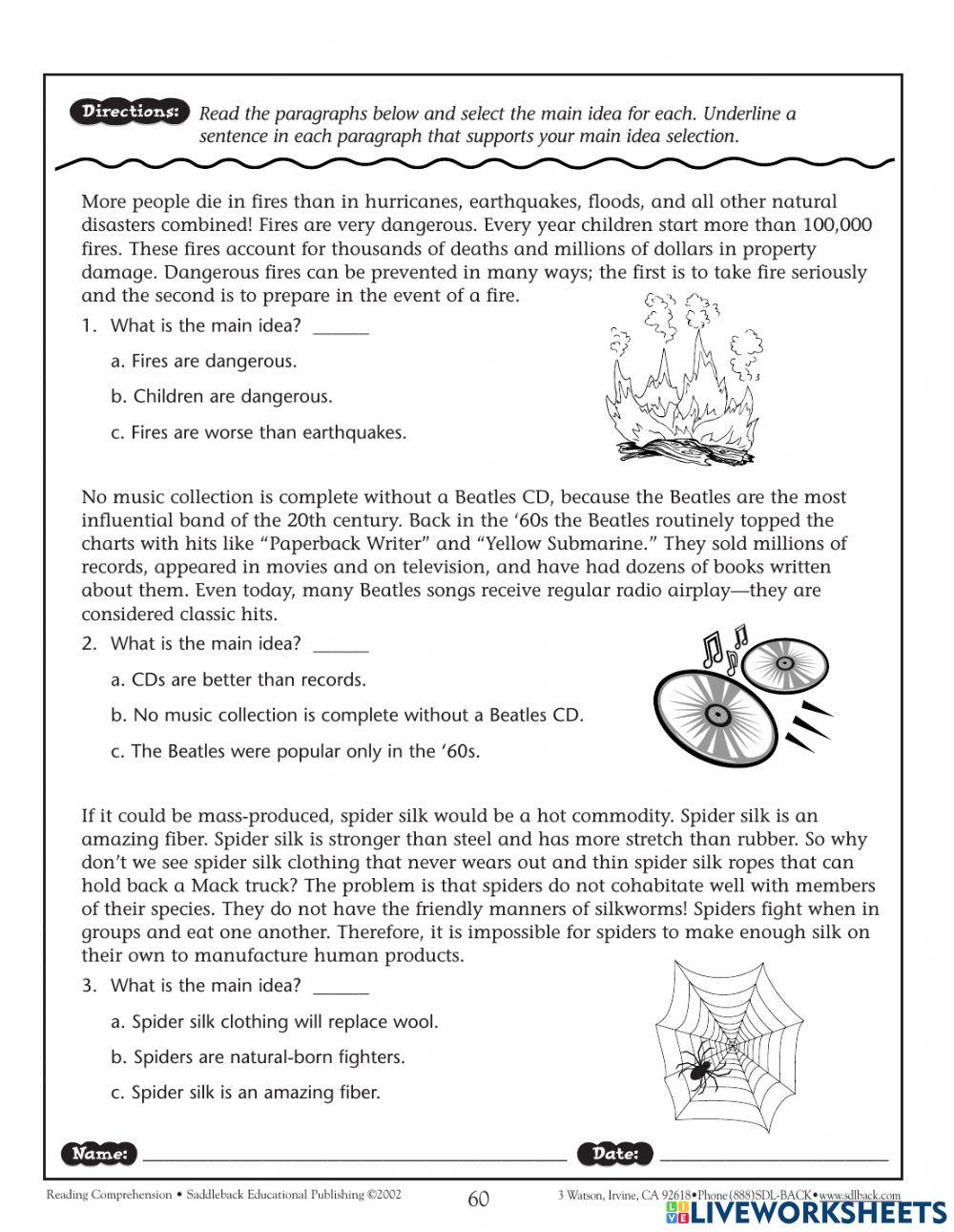 Reading comprehension - Practice (U2 Reading 1)