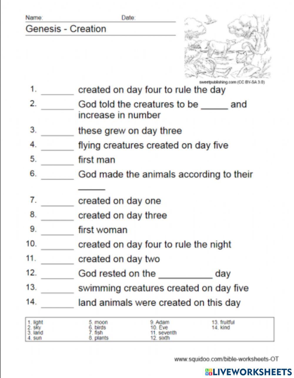 1369222 God #39 s Creation Quiz Tina Bernal
