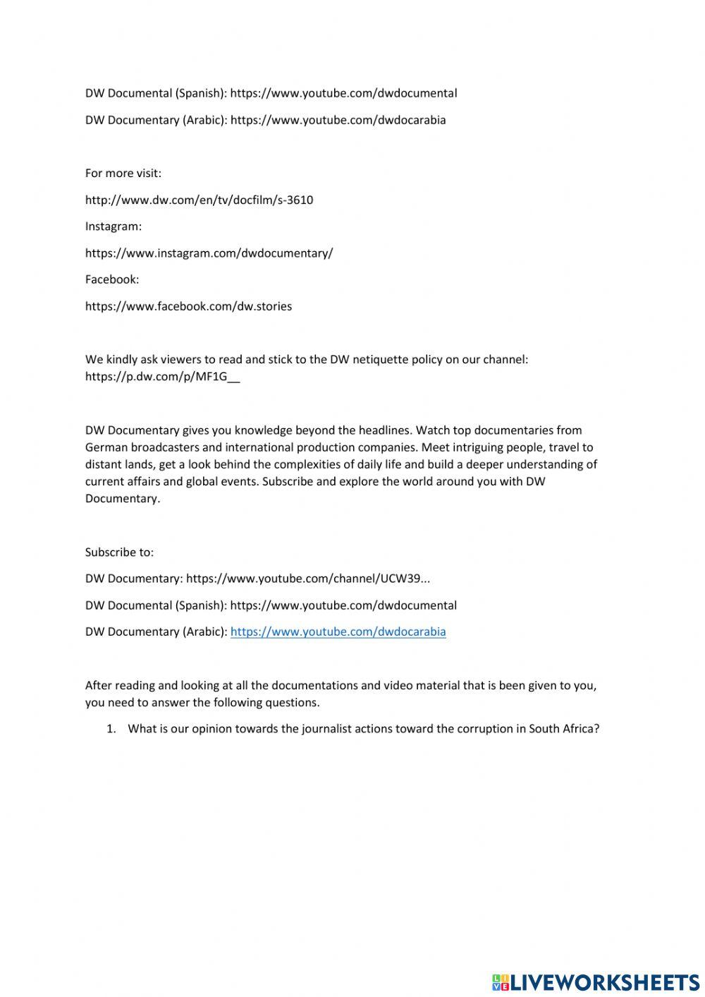 Corruption in South Africa - DW Documentary