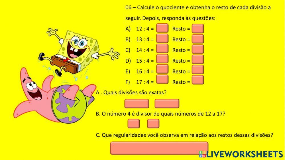 Múltiplos e divisores
