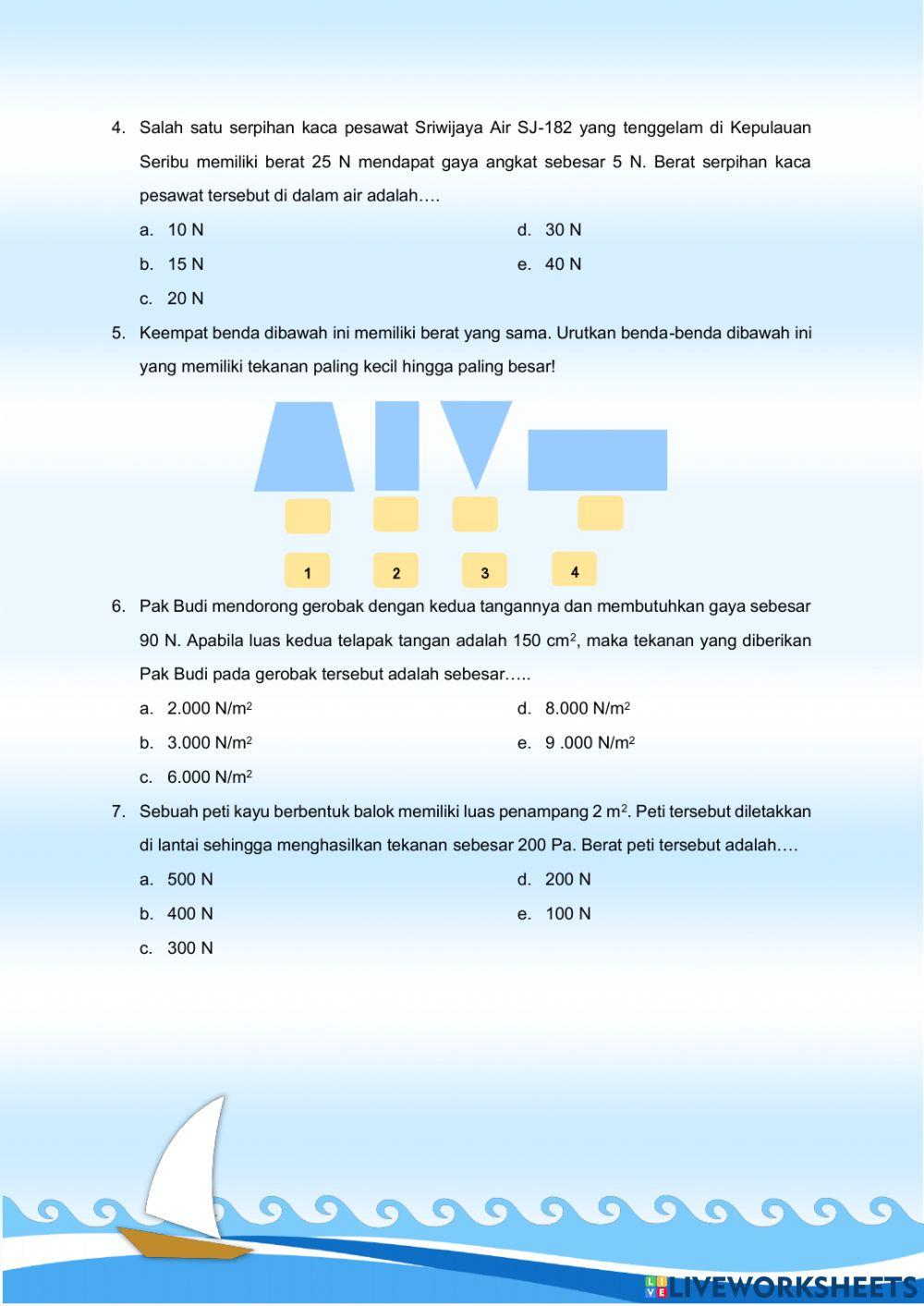 Uji Kemampuan Fluida Statis