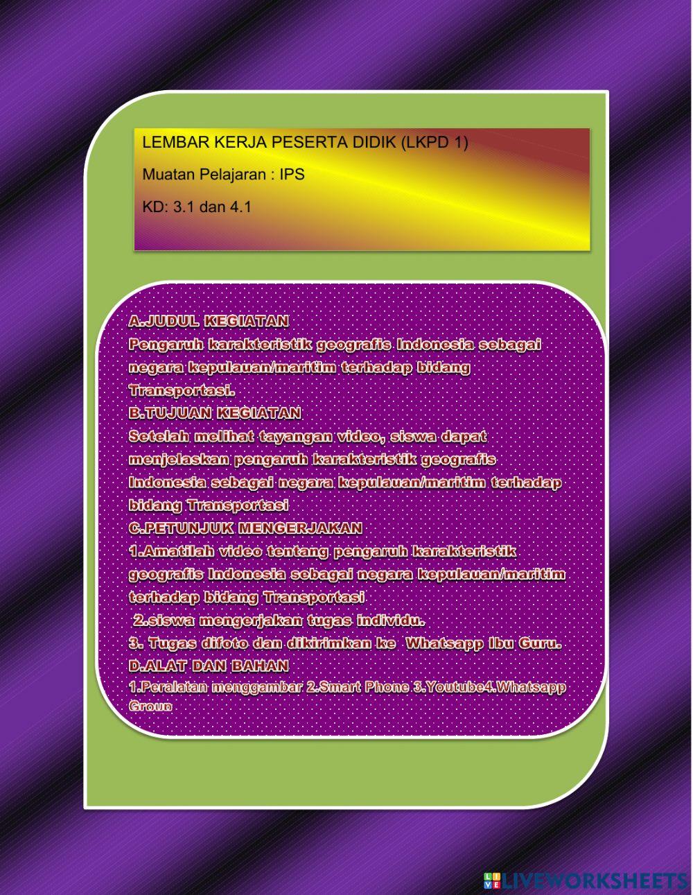 Lkpd kelas 5 tema 3 subtema 1 pb 4