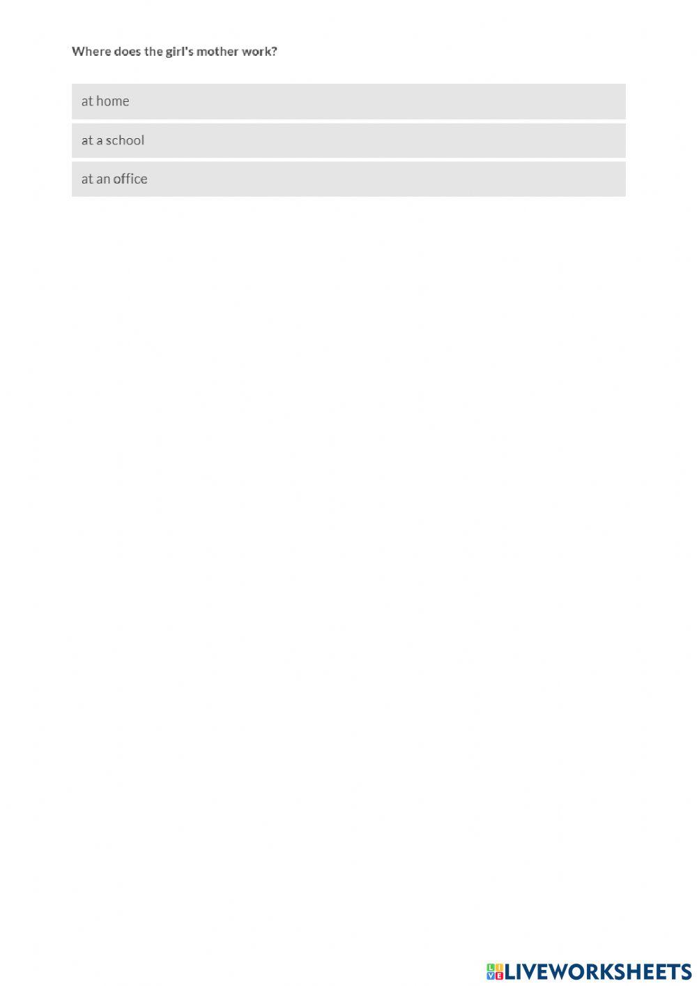 Listening Comprehension