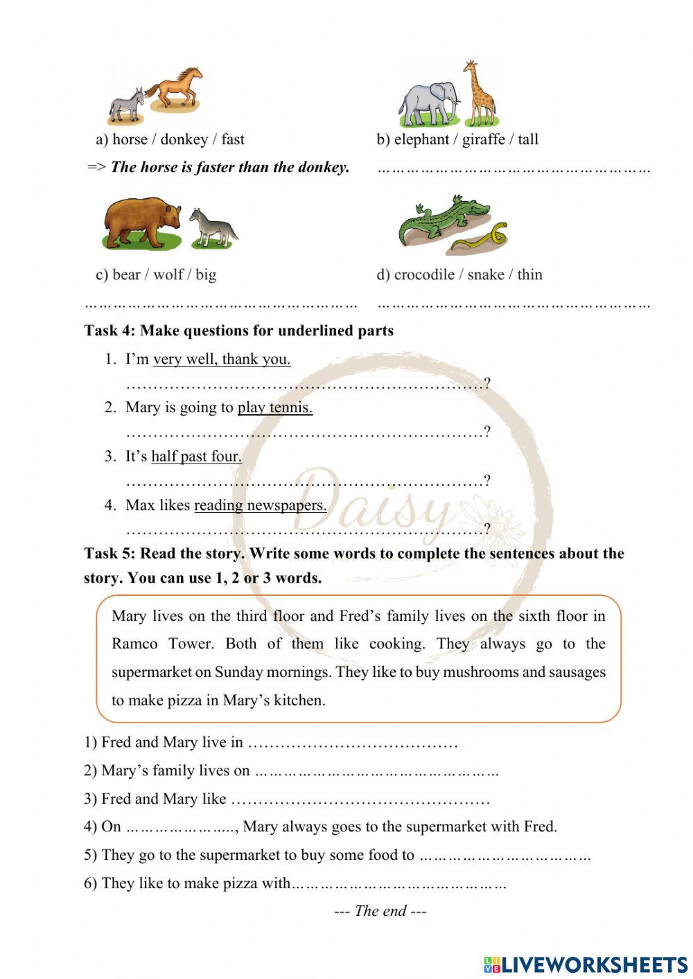 Weekend worksheet 4Q2 week 1