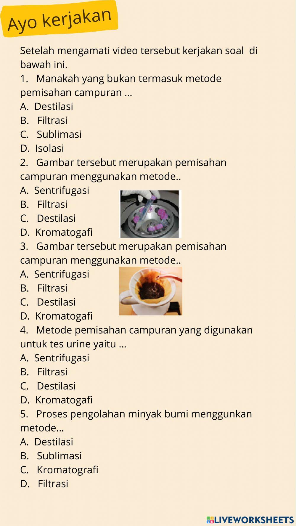 Lkpd pemisahan campuran