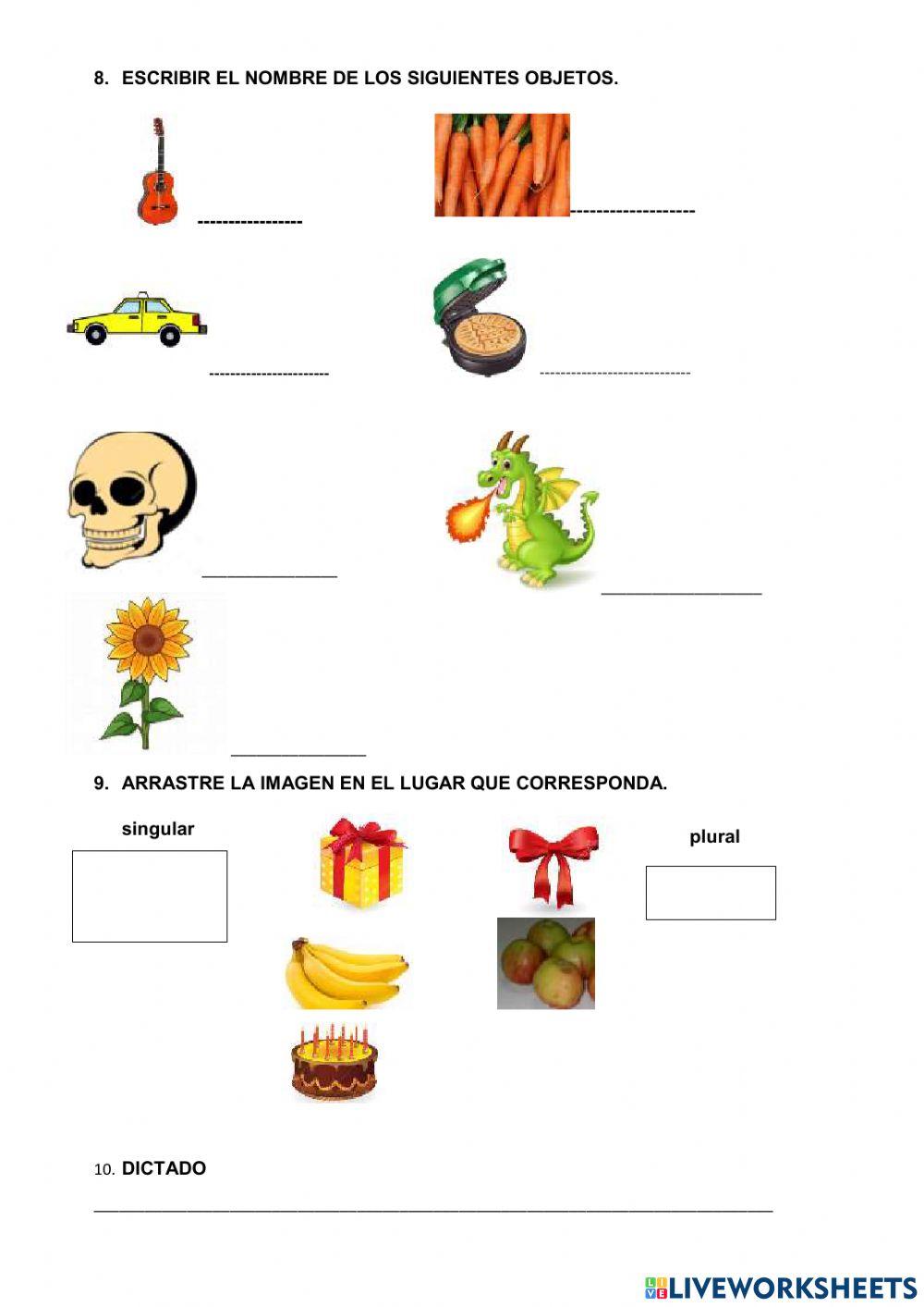 Evaluacion de lenguaje con adaptación