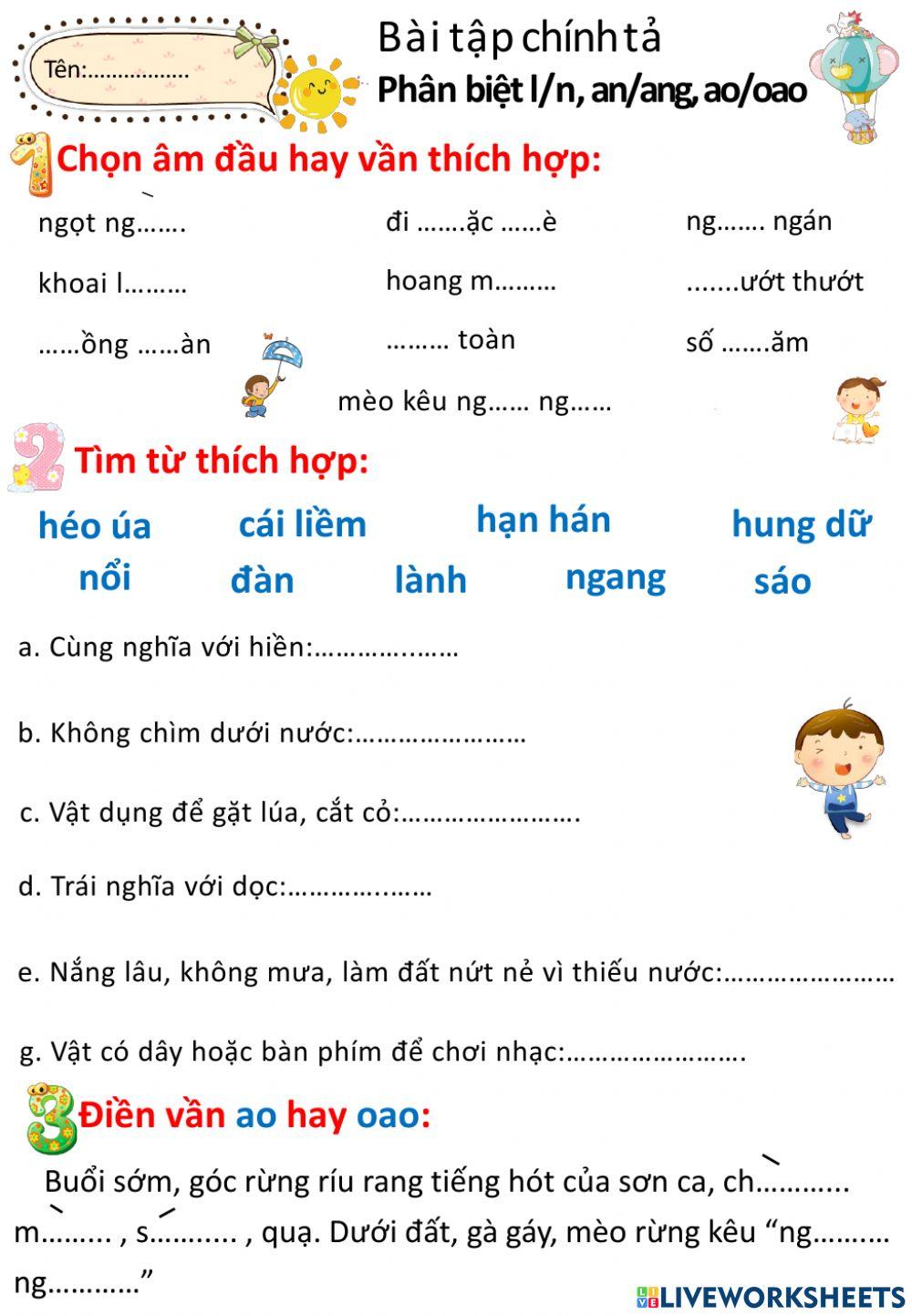 Chính tả CHơi chuyền