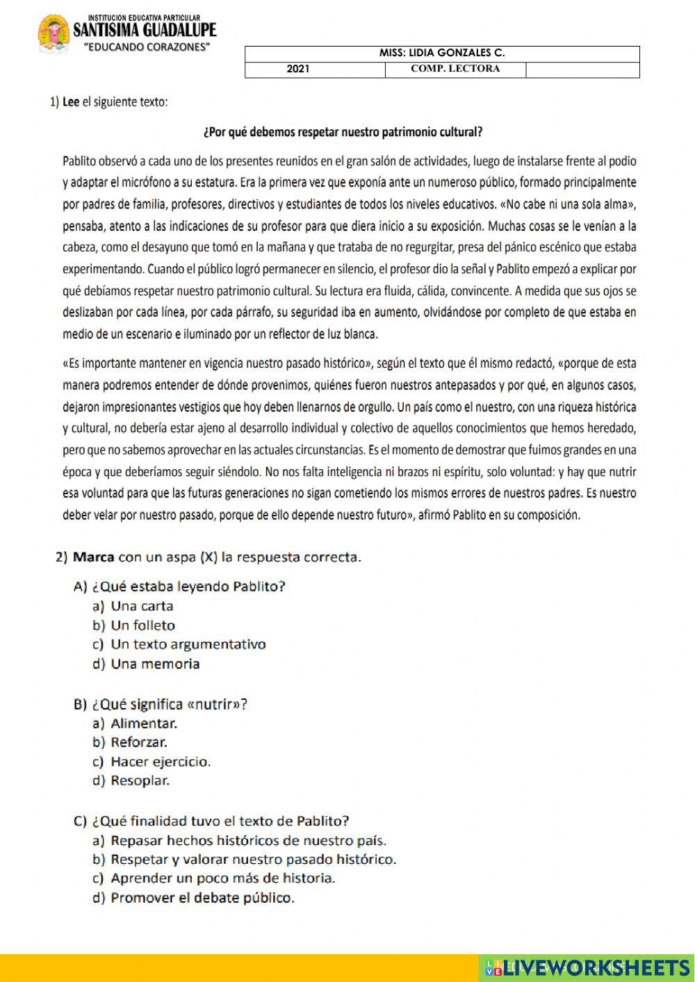 Lectura 12