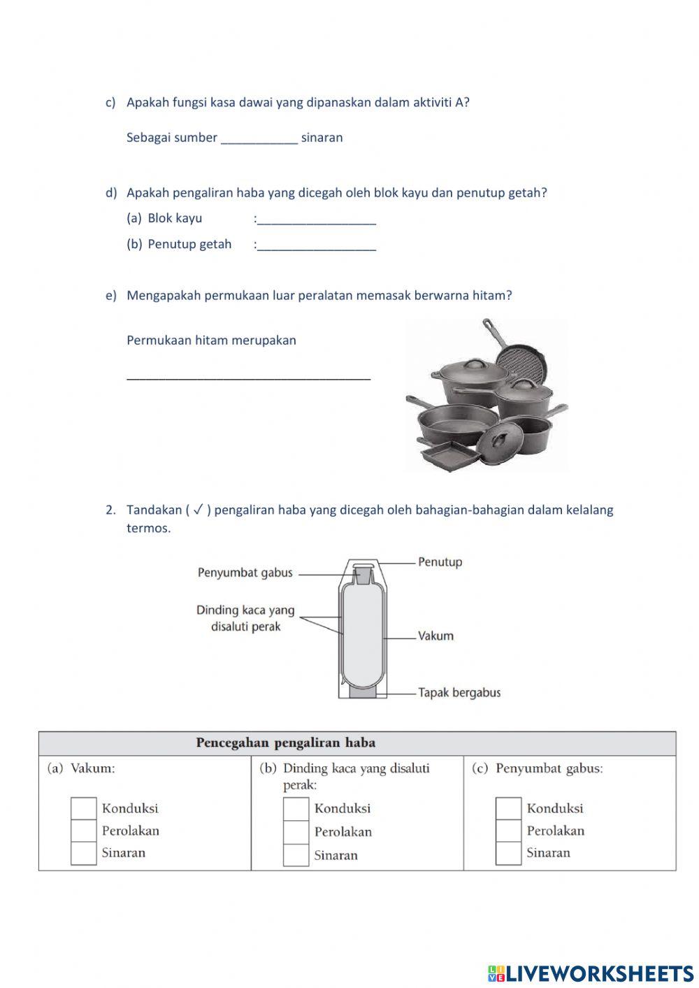 Penyerapan dan pembebasan haba