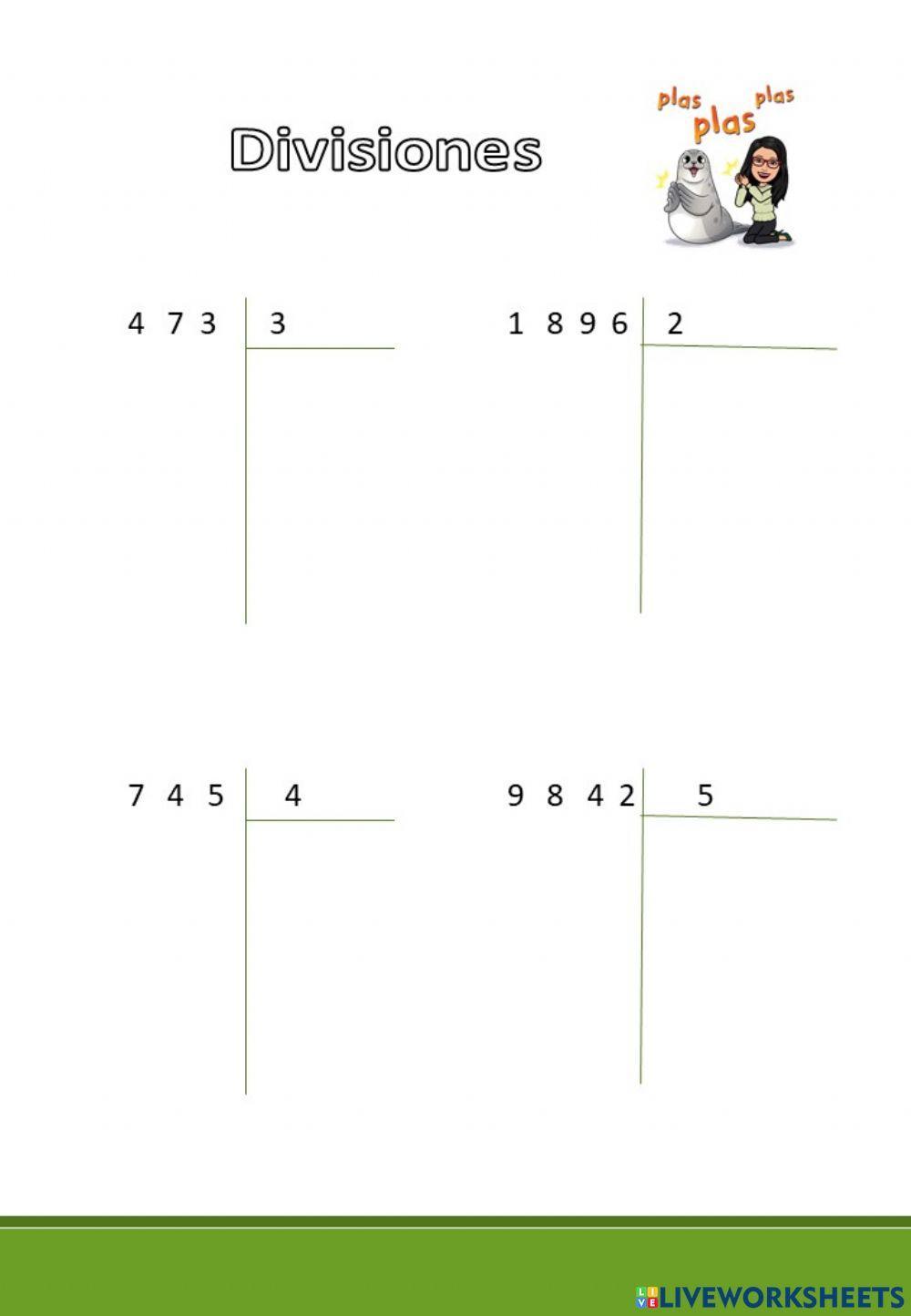 División de una cifra