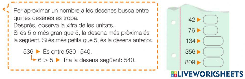 Aproximació de nombres